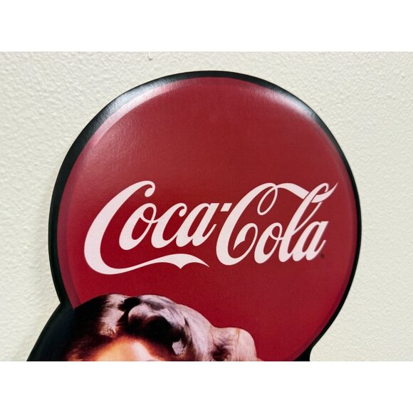 VINTAGE COCA COLA  FRIENDLY PAUSE CARDBOARD CUTOUTS 29x18” - Picture 5 of 10